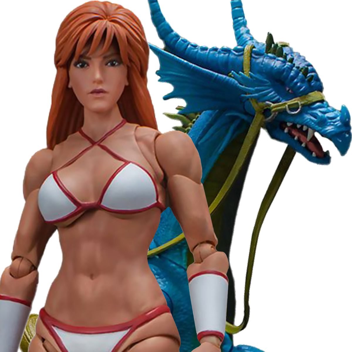 Golden Axe Tyris Flare And Blue Dragon 1 12 Scale Action Figure