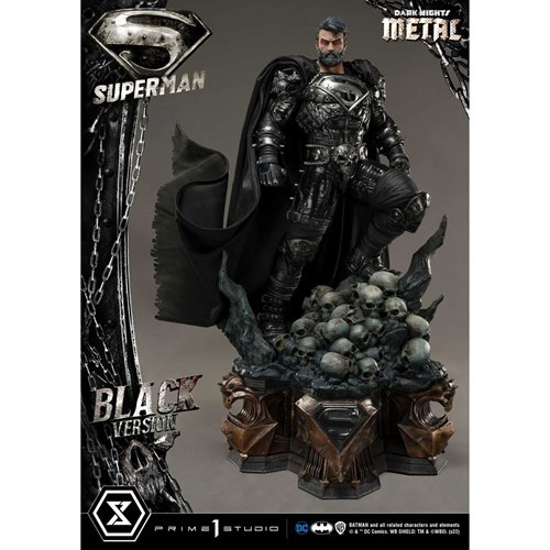 Dark Nights: Metal Superman Black Version Museum Masterline Statue