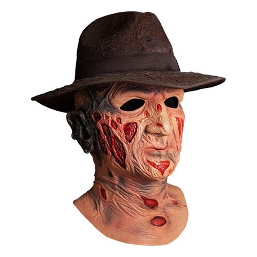A Nightmare on Elm Street Freddy Krueger with Hat Deluxe Mask