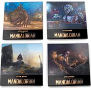 Star Wars The Mandalorian Collection 2 StarFire Prints Glass Coaster Set