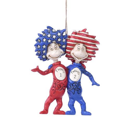 Dr. Seuss Thing One and Thing Two Ornament by Jim Shore