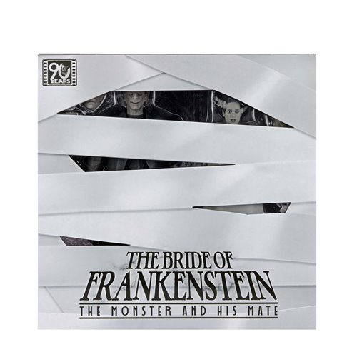 Universal Monsters Bride of Frankenstein 90th Ann. The Monster & His Mate (B&W Version) 7-In Scale A