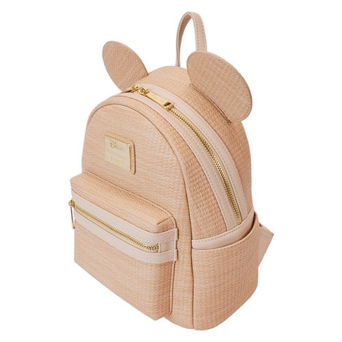 Mickey Mouse Straw Cosplay Mini-Backpack