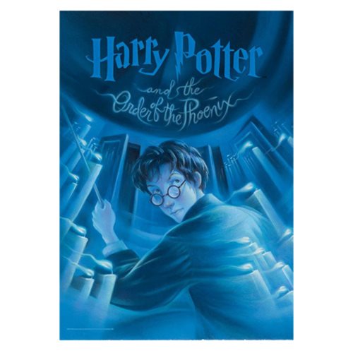 Harry Potter and the Order of the Phoenix Book Cover MightyPrint Wall Art Print