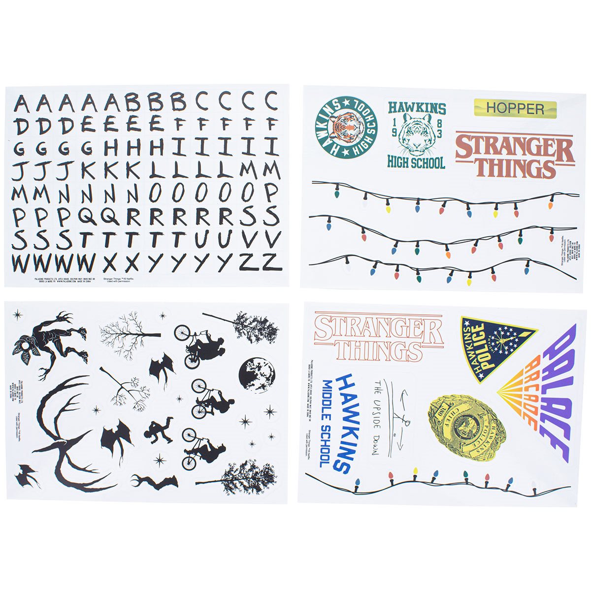 Stranger Things Gadget Decals Stickers - Entertainment Earth