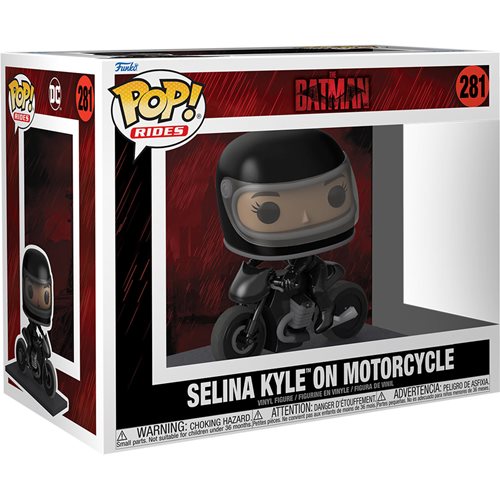 The Batman Selina Kyle on Motorcycle Deluxe Pop! Vinyl Vehicle