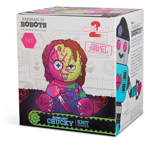 Child's Play 2 Chucky #391 Black Light Handmade by Robots Vinyl Figure