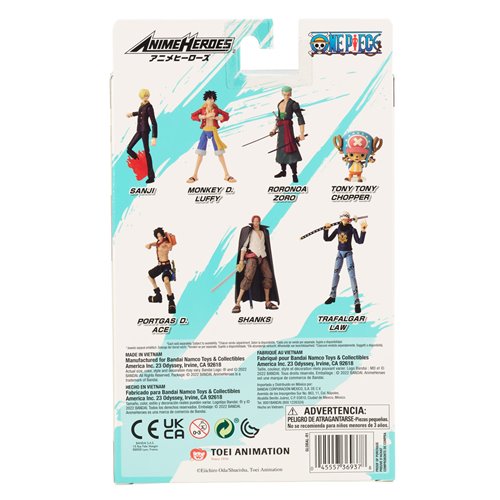 One Piece Anime Heroes Action Figure Wave 2 Case of 6