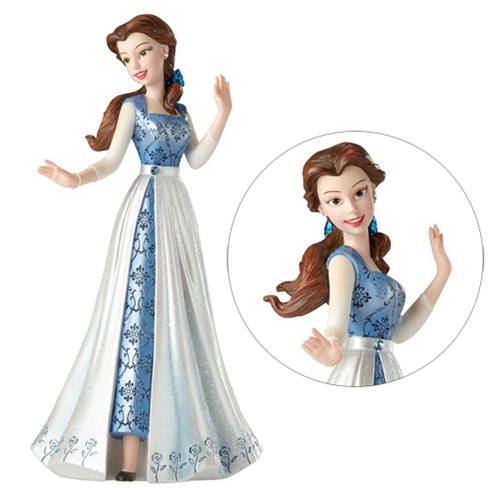 Disney Showcase Beauty and the Beast Belle Blue Dress Statue