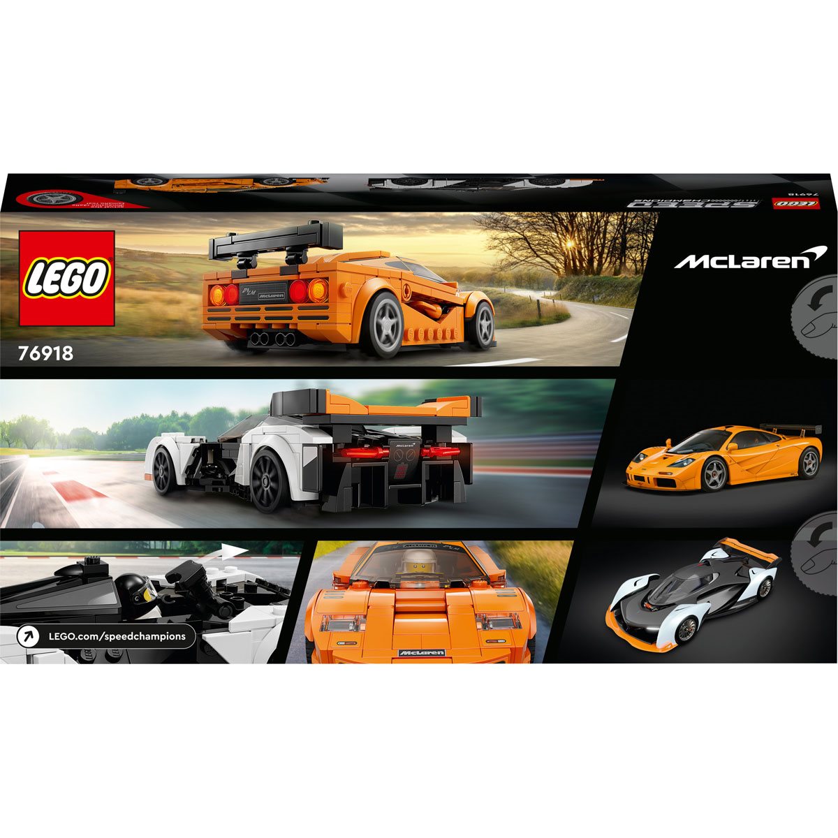 LEGO 76918 Speed Champions McLaren GT McLaren F1 LM