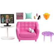 Barbie Indoor Living Room Furniture Playset