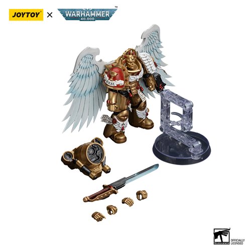 Joy Toy Warhammer 40,000 Blood Angels Sanguinary Guard with Encarmine Sword Version 1 1:18 Scale Act