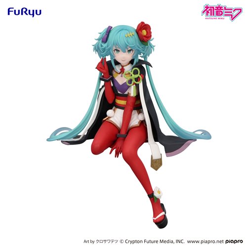 Vocaloid Hatsune Miku Flower Fairy Camellia Noodle Stopper Statue
