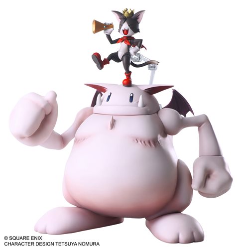 Final Fantasy VII Cait Sith and Fat Moogle Bring Arts Action Figures