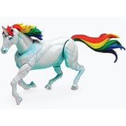 Vitruvian H.A.C.K.S. Mighty Steeds Frankie Basic Rainbow Unicorn Action Figure