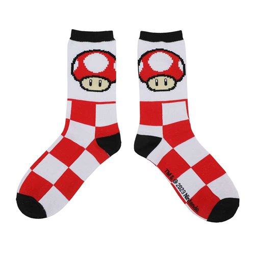 Super Mario Bros. Icons Crew Sock 5-Pack