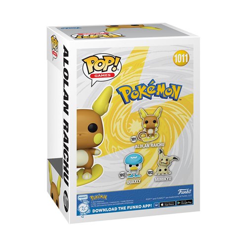 Pokemon Raichu (Alolan) Funko Pop! Vinyl Figure