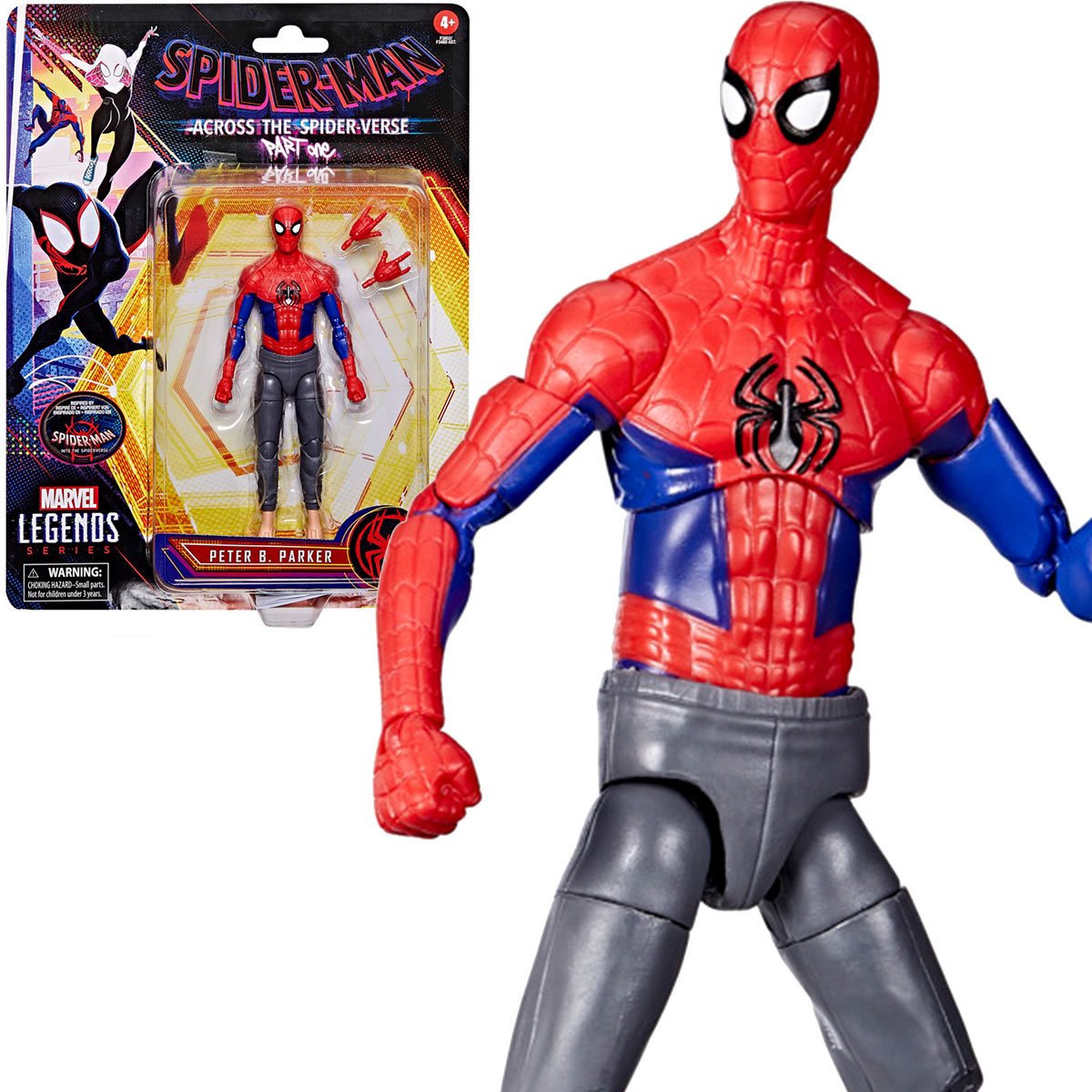 Spider-Man Across The Spider-Verse Marvel Legends Peter Parker 6-Inch Action Figure