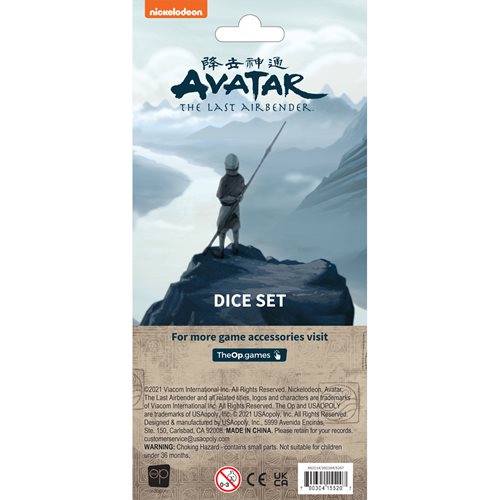 Avatar: The Last Airbender Dice Set Game