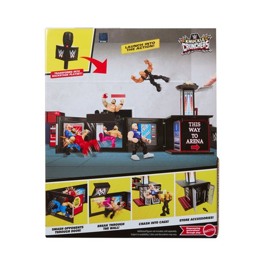 WWE Knuckle Crunchers Final Boss Microphone Playset
