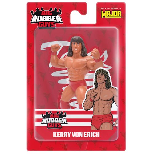 Major Big Rubber Guys Kerry Von Erich Tornado Posed Figure