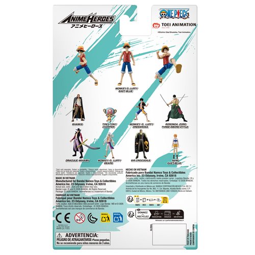 One Piece Anime Heroes Monkey D. Luffy East Blue Action Figure