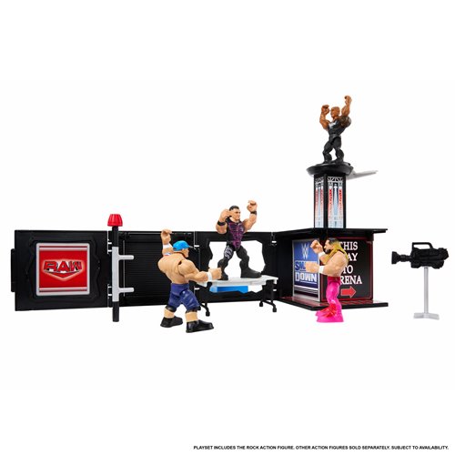 WWE Knuckle Crunchers Final Boss Microphone Playset