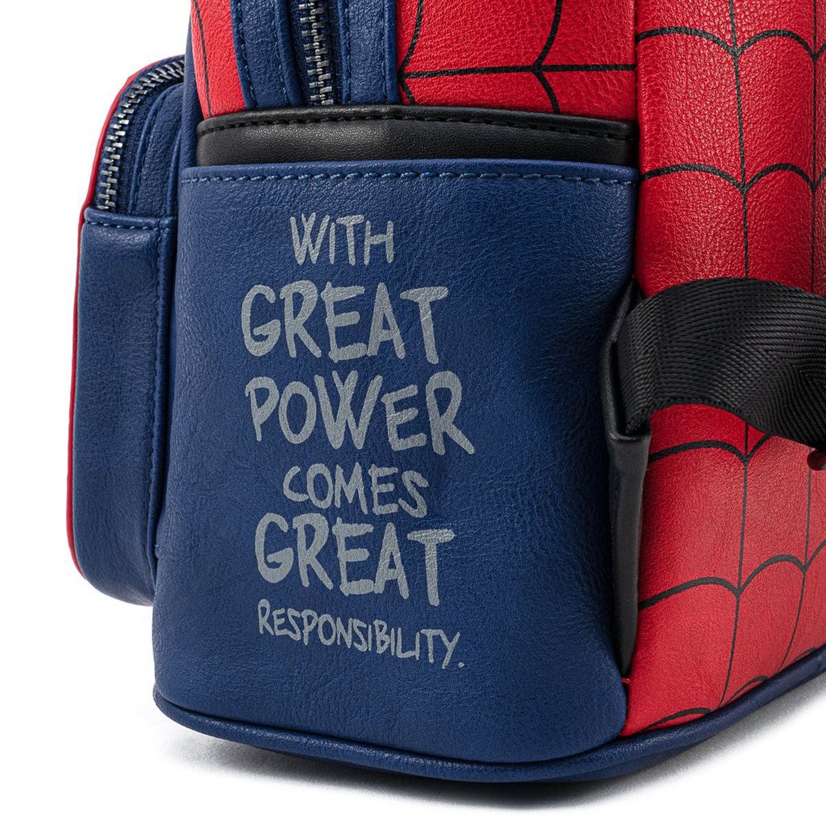 Spider-Man Faux Fur Loungefly Mini Backpack