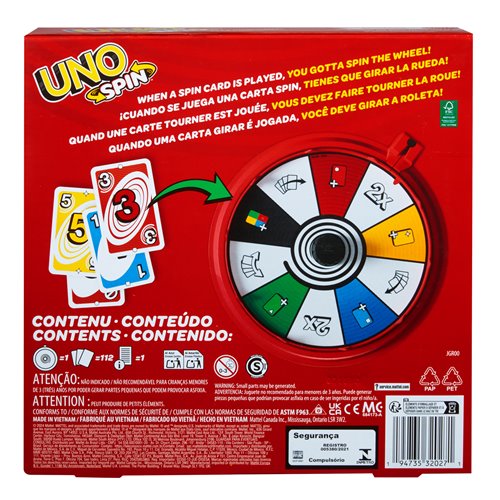 UNO Spin Card Game