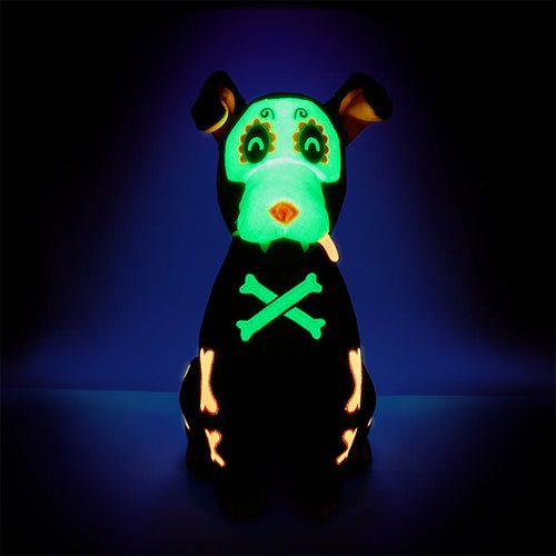 Día de los Muertos Dog Glow-in-the-Dark 13-Inch Plush