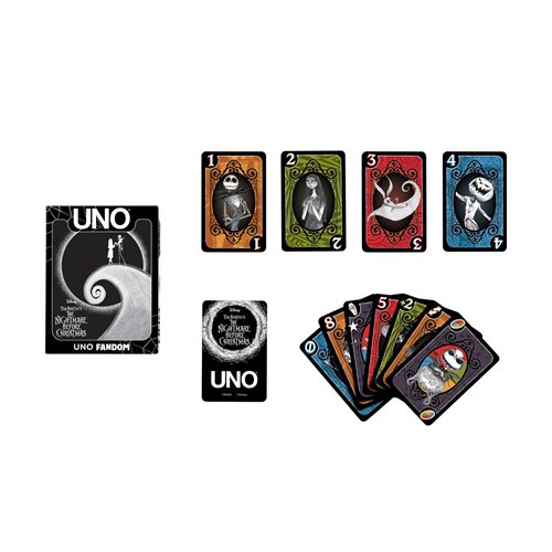 UNO Fandom Tim Burton's The Nightmare Before Christmas Card Game