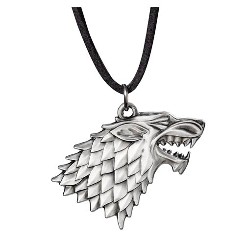Sansa Direwolf Dire Wolf Game of Thrones Necklace Pendant