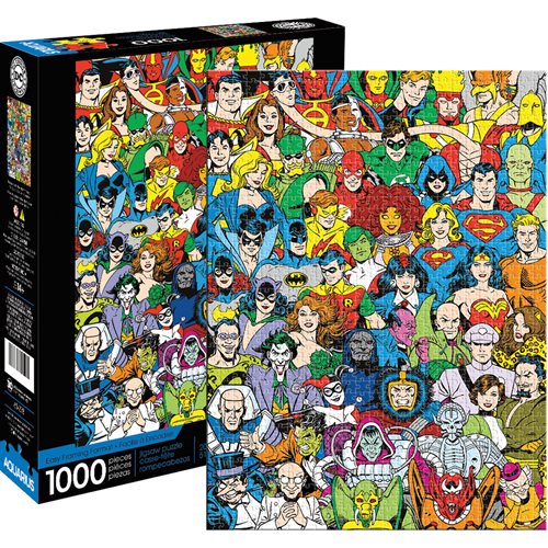 DC Comics- Retro Cast 1,000-Piece Puzzle