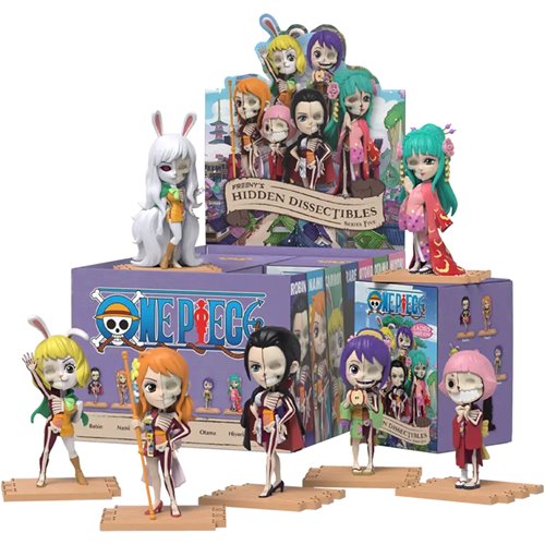 One Piece Series 5 Ladies Edition Freeny's Hidden Dissectibles Mini-Figure Display Tray of 6