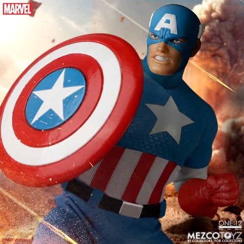 Captain America Silver Age Edition One:12 Collective Action Figure