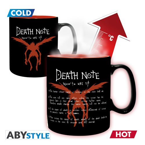 Death Note Light and Ryuk Heat-Change 16oz. Mug