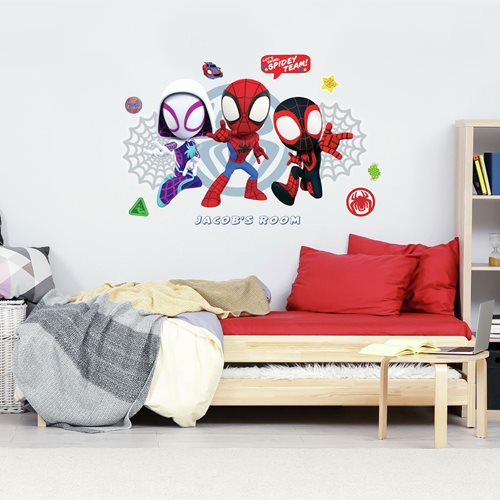 Spidey and His Amazing Friends Group Peel And Stick Giant Wall Decals