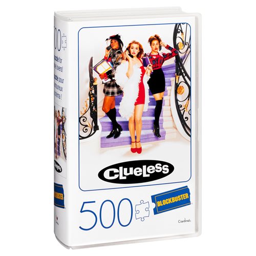 Clueless Retro Blockbuster VHS Video Case 500-Piece Puzzle