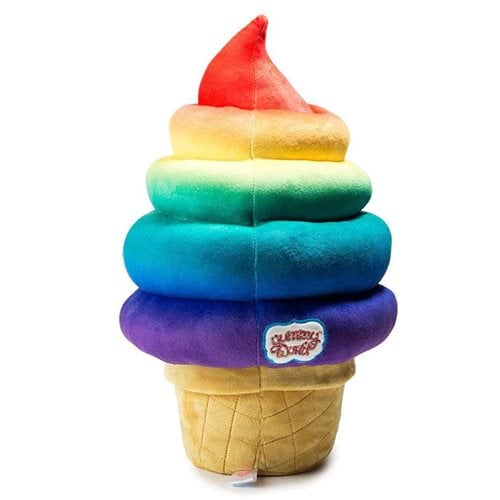Yummy World Rainbow Soft Serve Sally Ice Cream Cone 16-Inch Plush