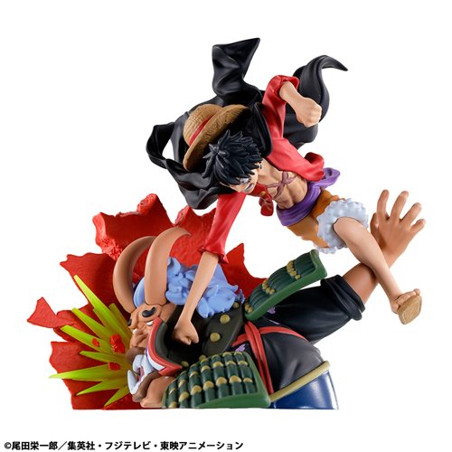 One Piece Wanokuni Logbox Re Birth Vol. 3 Petitrama Mini-Figure 4-Pack Display - Reissue