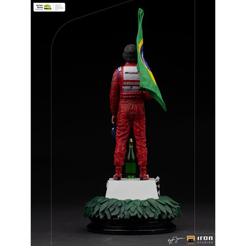 F1 GP Brazil 1991 Ayrton Senna Deluxe Art 1:10 Scale Statue