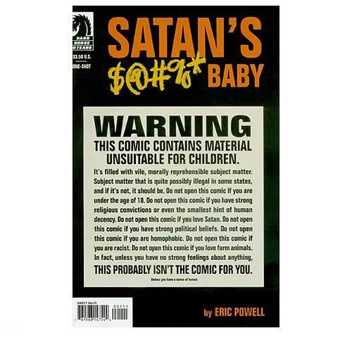 The Goon Satan's **** Baby Comic Book