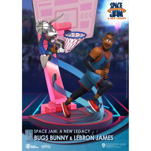 Space Jam: A New Legacy Bugs and Lebron DS-069 D-Stage 6-Inch Statue