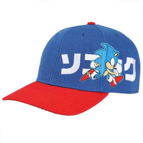 Sonic the Hedgehog Kanji Pre-Curved Bill Snapback Hat