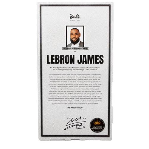 Barbie Signature LeBron James Kenbassadors Doll