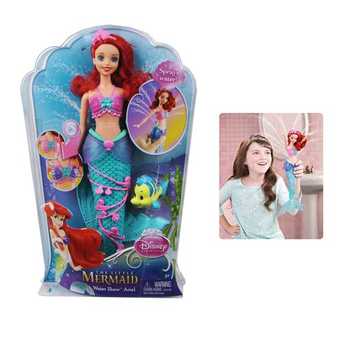 ariel mermaid doll bath