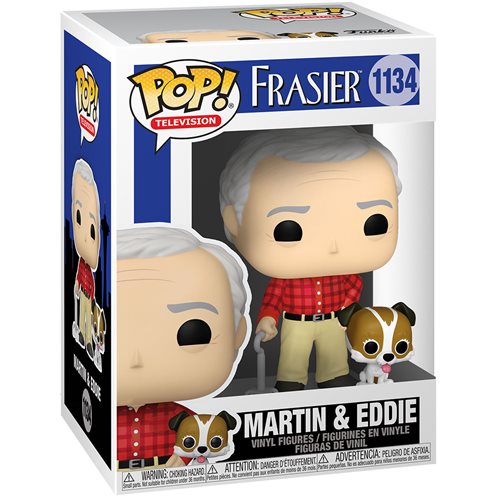 Frasier Martin with Eddie Pop! Vinyl Figure and Buddy