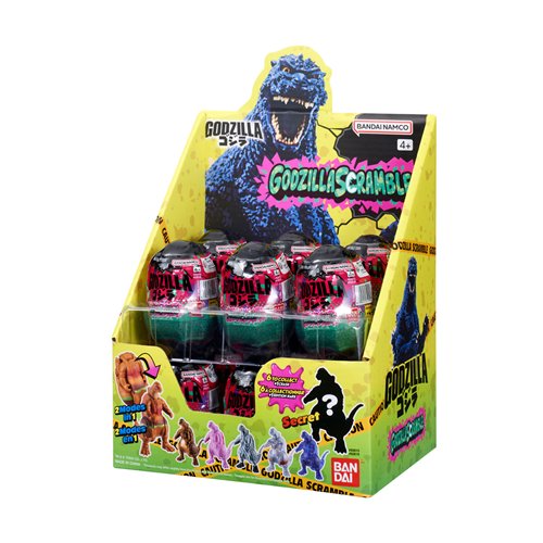 Godzilla Scramble Collection Wave 1 Blind-Box Action Figure Display of 12