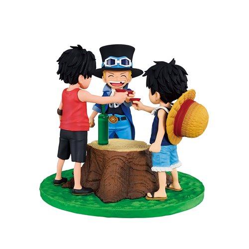 One Piece Ace, Sabo and Luffy Dramatic Memories Revible Moment Ichibansho Statue