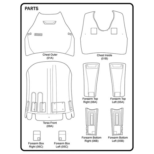 Star Wars First Order Stormtrooper Standard Costume Kit